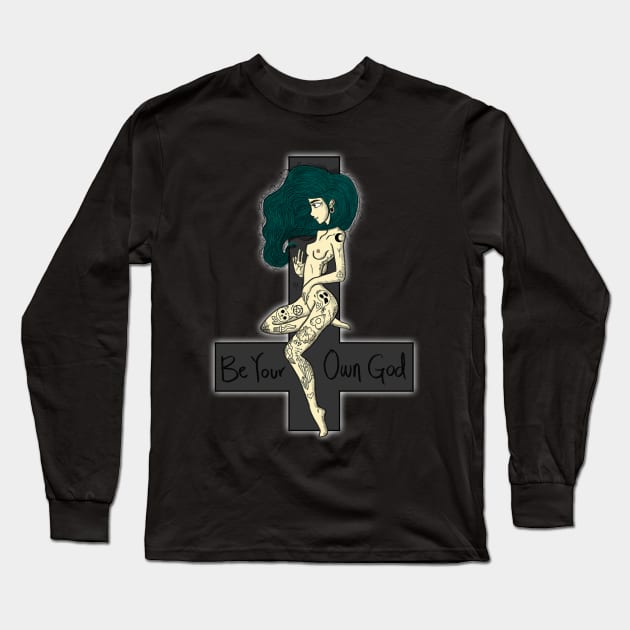 Be your own god Long Sleeve T-Shirt by NoisomeArt